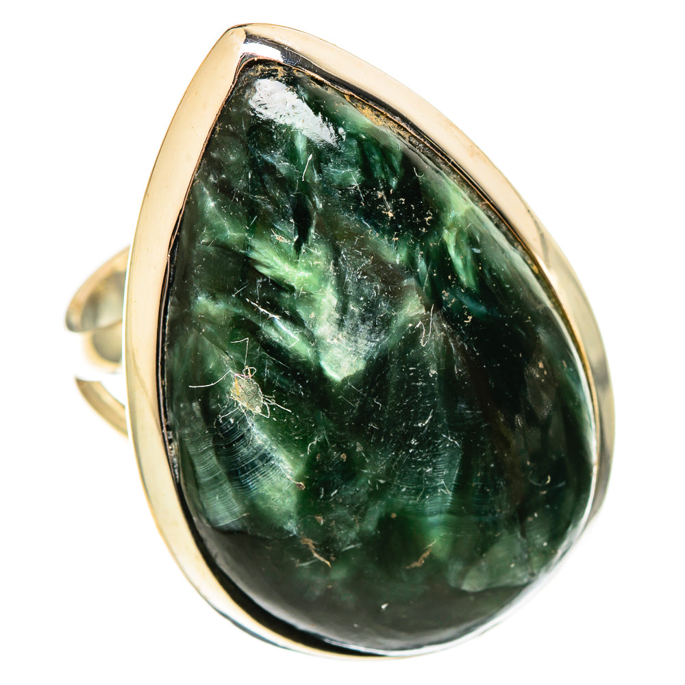 Seraphinite Rings handcrafted by Anasilvercos - RING108289 - Photo 2