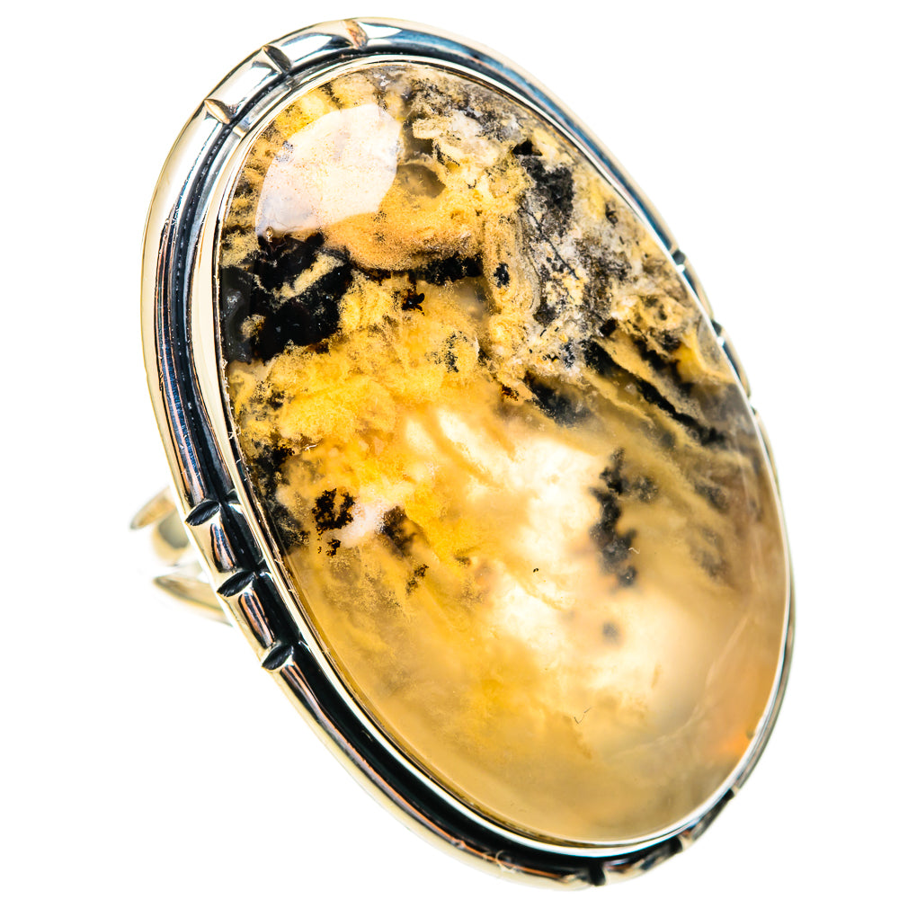 Plume Agate Rings handcrafted by Anasilvercos - RING108296 - Photo 2