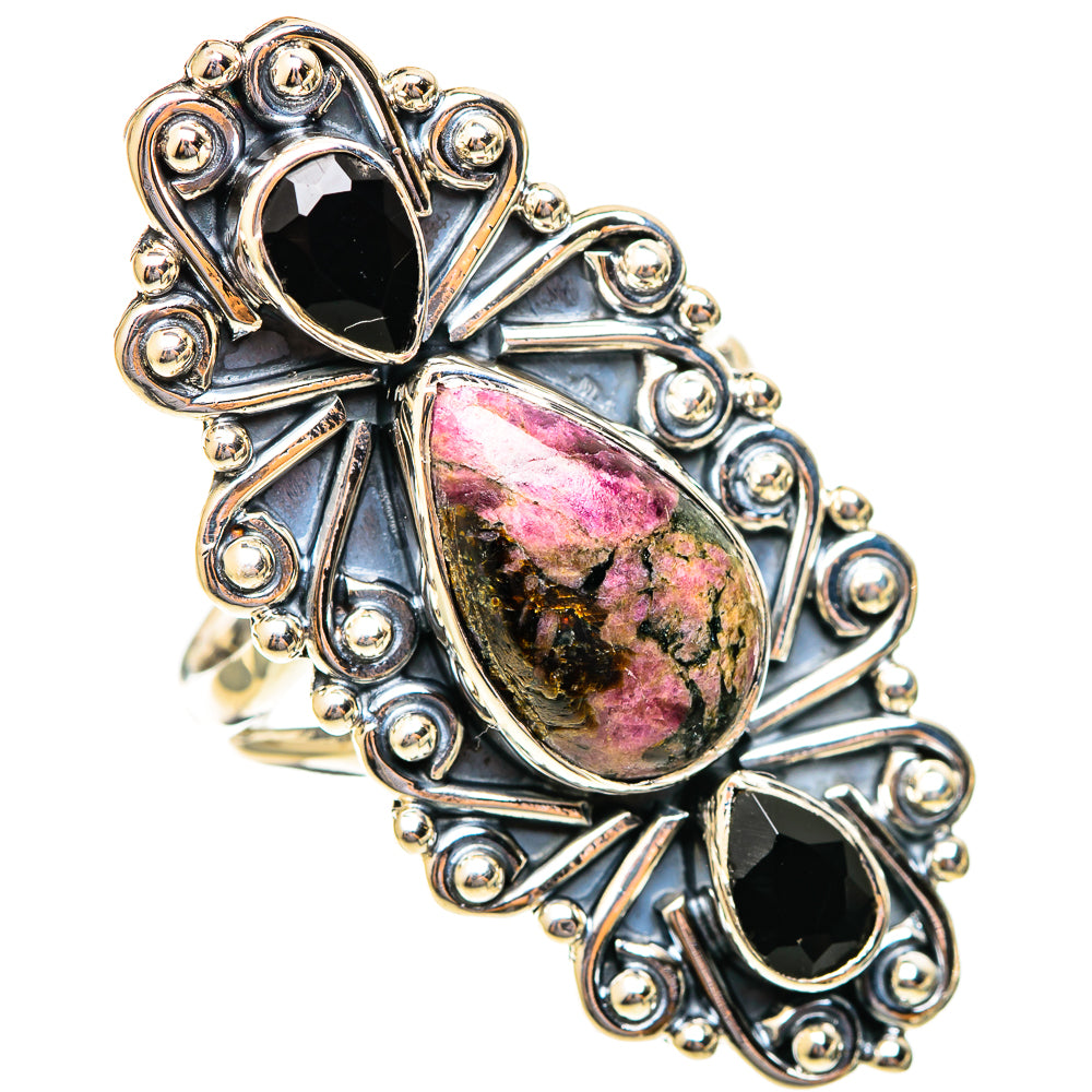 Rhodonite Rings handcrafted by Anasilvercos - RING108301 - Photo 2