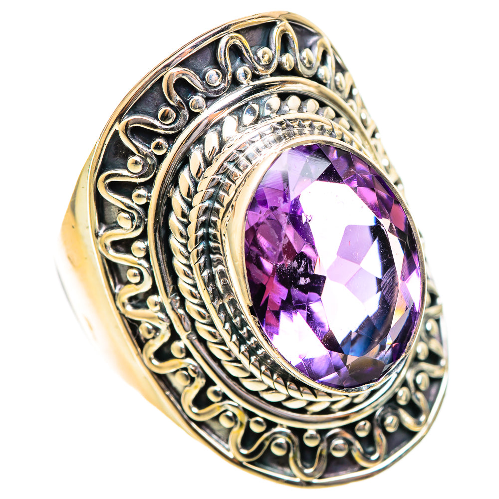 Amethyst Rings handcrafted by Anasilvercos - RING108302 - Photo 2