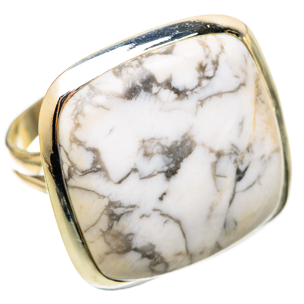 Howlite Rings handcrafted by Anasilvercos - RING108310 - Photo 2