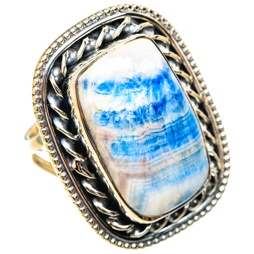 Blue Scheelite Rings handcrafted by Anasilvercos - RING108319 - Photo 2