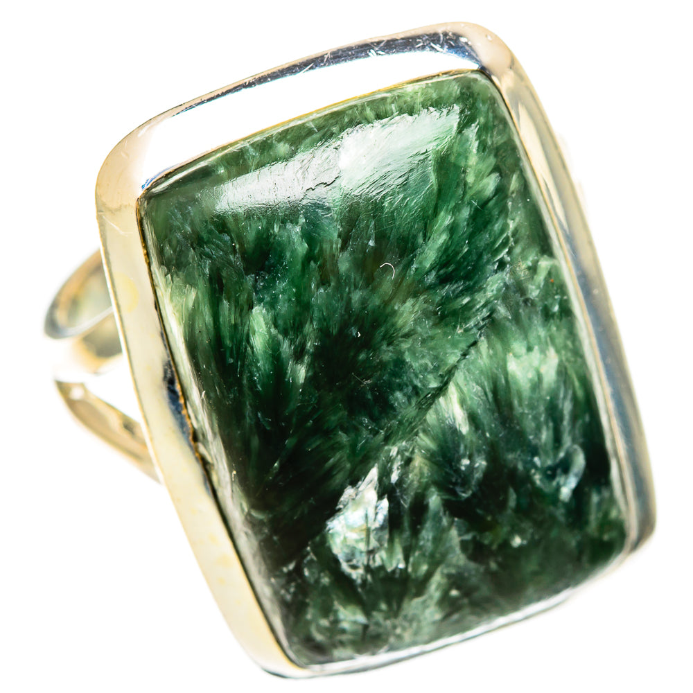 Seraphinite Rings handcrafted by Anasilvercos - RING108326 - Photo 2