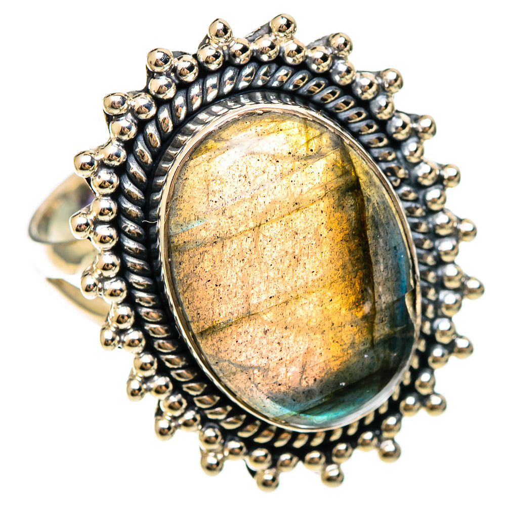 Labradorite Rings handcrafted by Anasilvercos - RING108328 - Photo 2