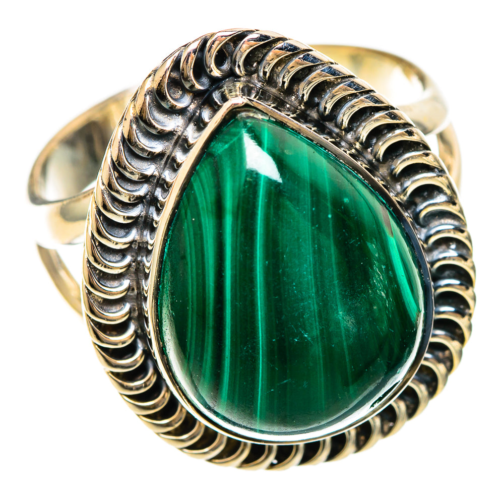 Malachite Rings handcrafted by Anasilvercos - RING108336 - Photo 2