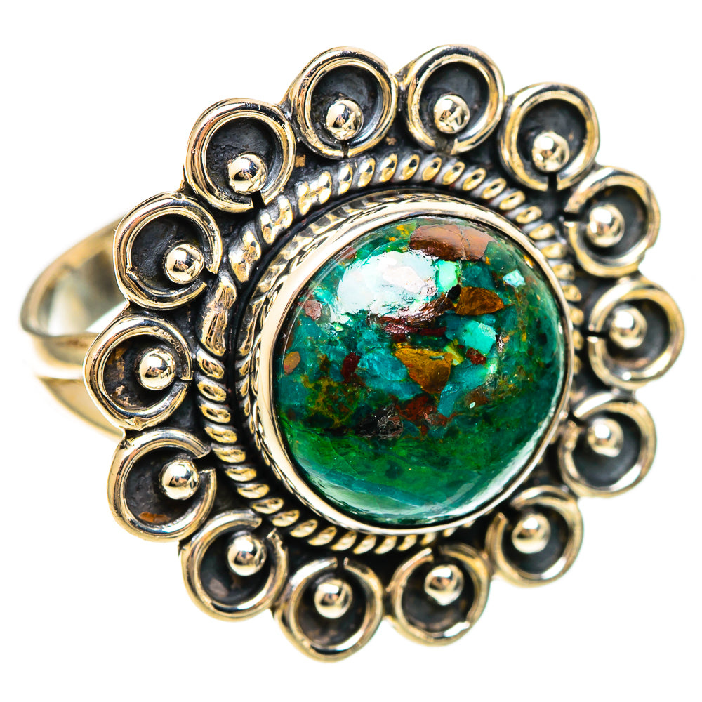 Chrysocolla Rings handcrafted by Anasilvercos - RING108340 - Photo 2