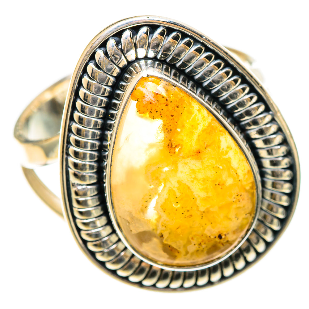 Plume Agate Rings handcrafted by Anasilvercos - RING108346 - Photo 2