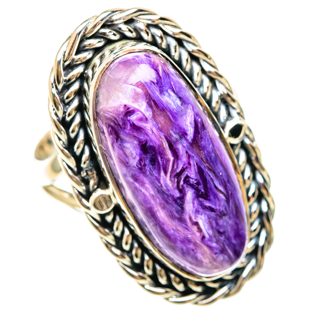 Charoite Rings handcrafted by Anasilvercos - RING108351 - Photo 2