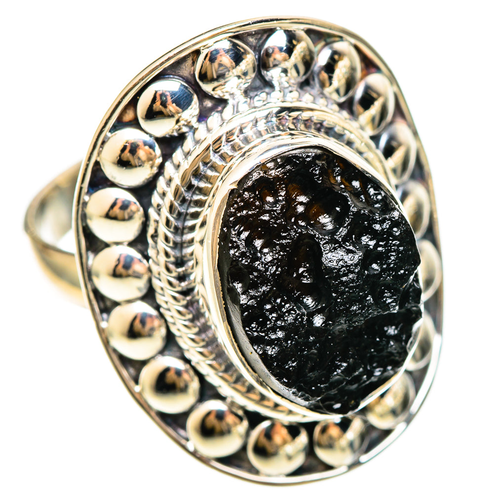 Tektite Rings handcrafted by Anasilvercos - RING108355 - Photo 2
