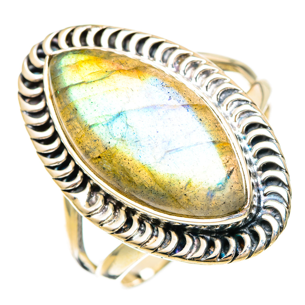 Labradorite Rings handcrafted by Anasilvercos - RING108366 - Photo 2