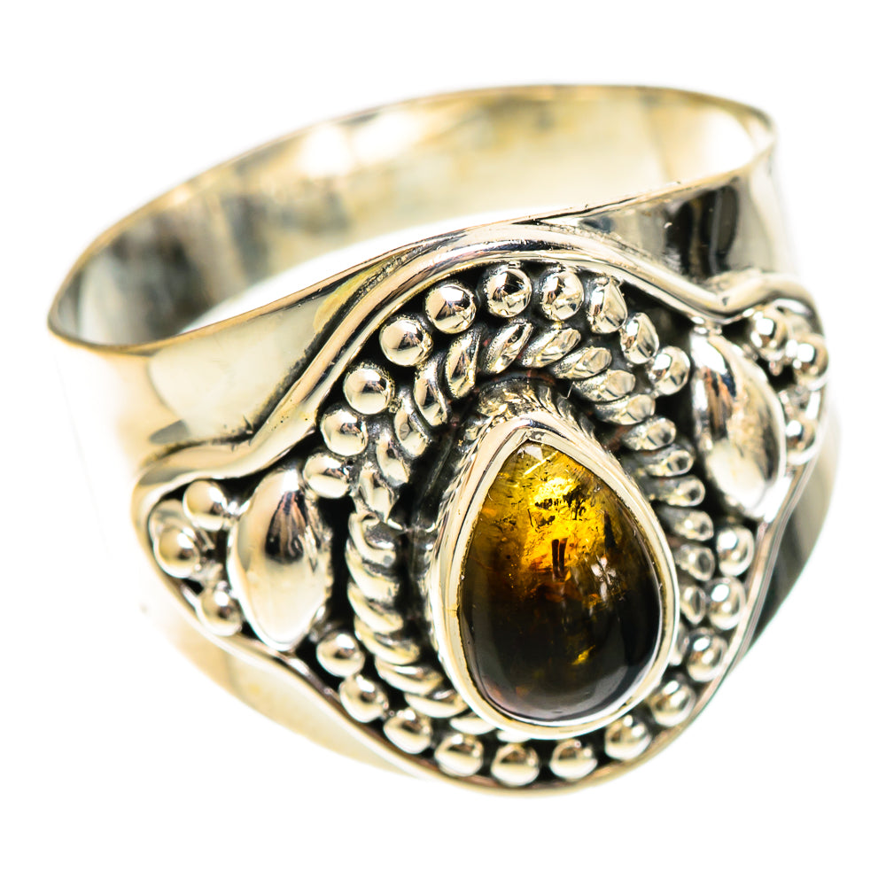 Green Tourmaline Rings handcrafted by Anasilvercos - RING108385 - Photo 2