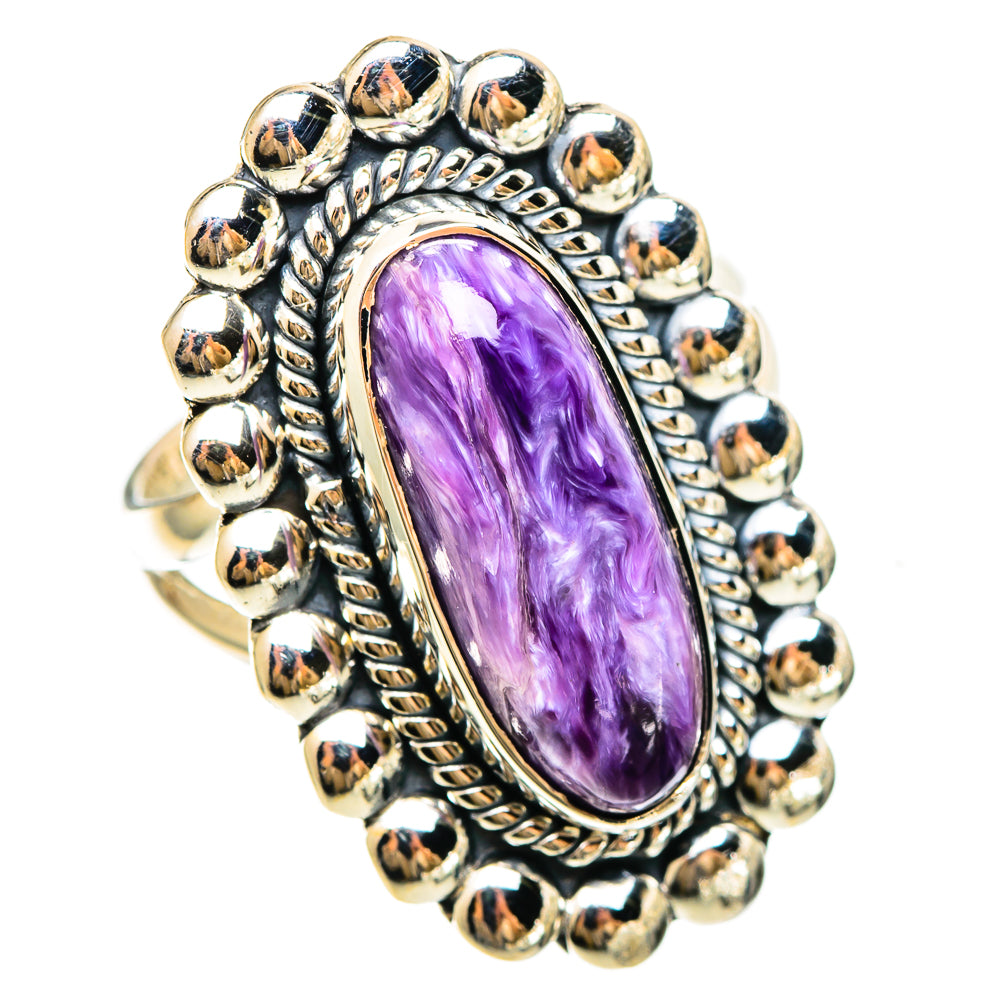 Charoite Rings handcrafted by Anasilvercos - RING108392 - Photo 2