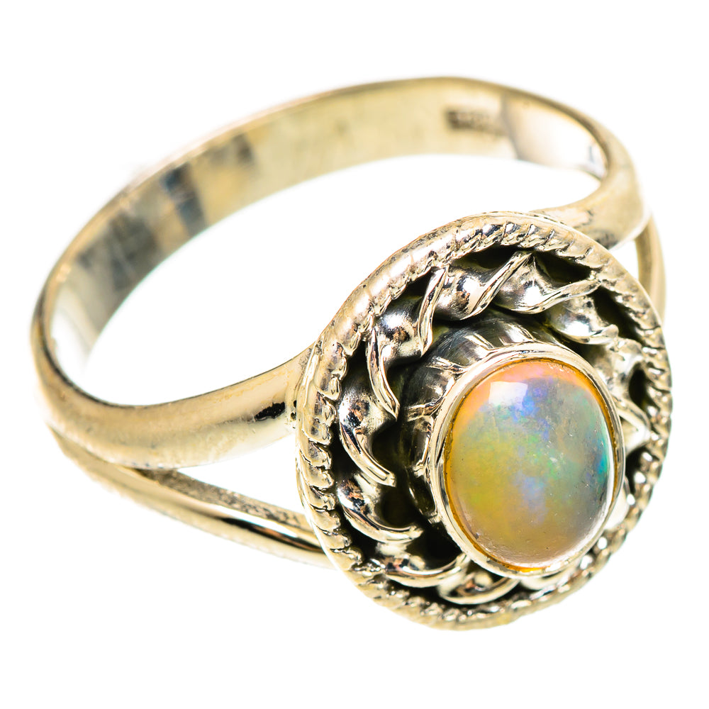 Ethiopian Opal Rings handcrafted by Anasilvercos - RING108407 - Photo 2