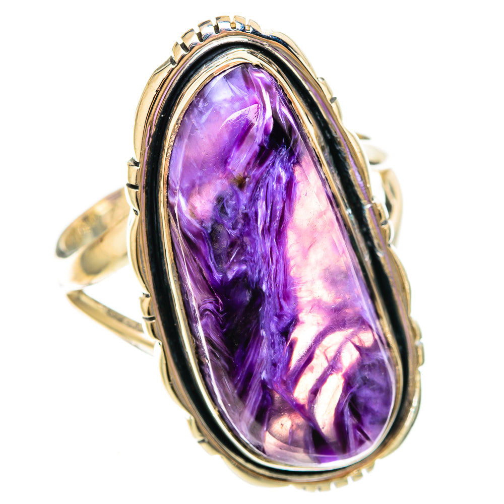 Charoite Rings handcrafted by Anasilvercos - RING108430 - Photo 2