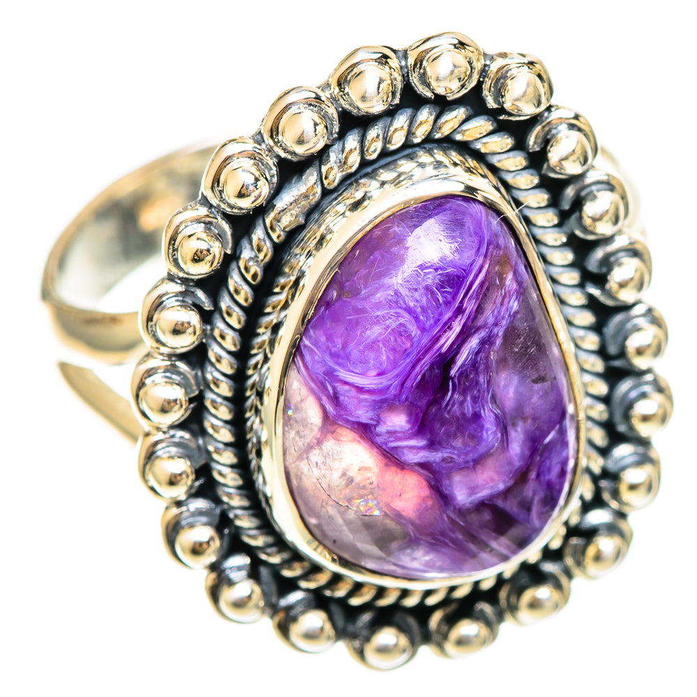 Charoite Rings handcrafted by Anasilvercos - RING108433 - Photo 2