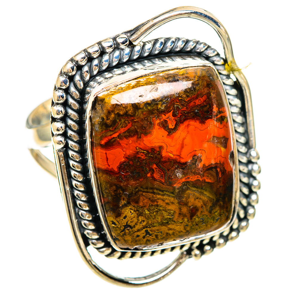 Moroccan Agate Rings handcrafted by Anasilvercos - RING108464 - Photo 2