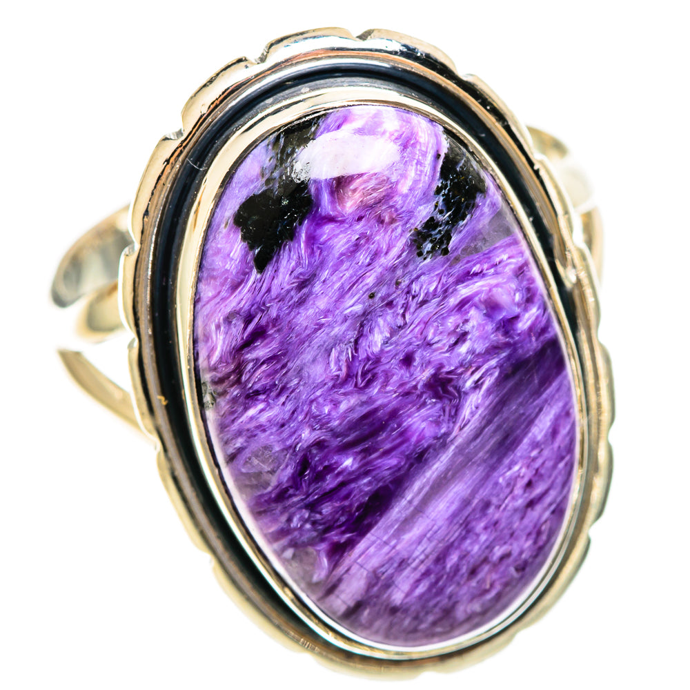Charoite Rings handcrafted by Anasilvercos - RING108470 - Photo 2