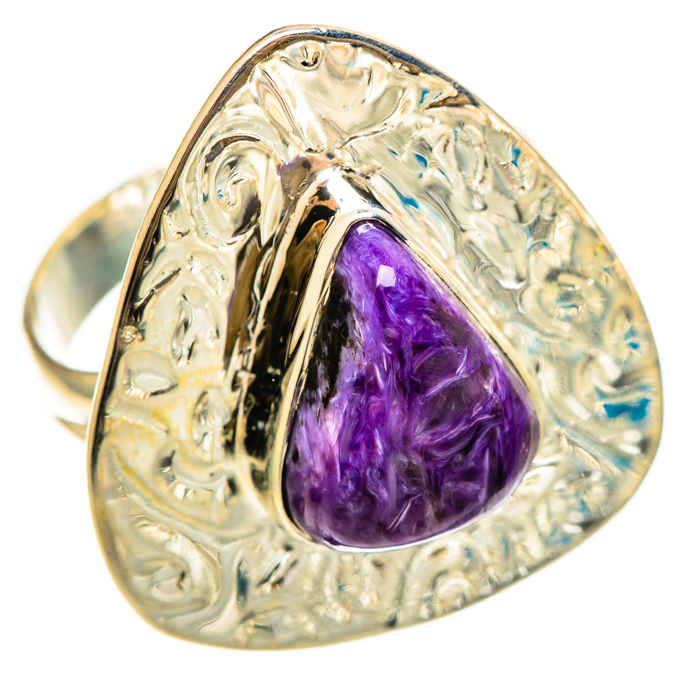 Charoite Rings handcrafted by Anasilvercos - RING108500 - Photo 2