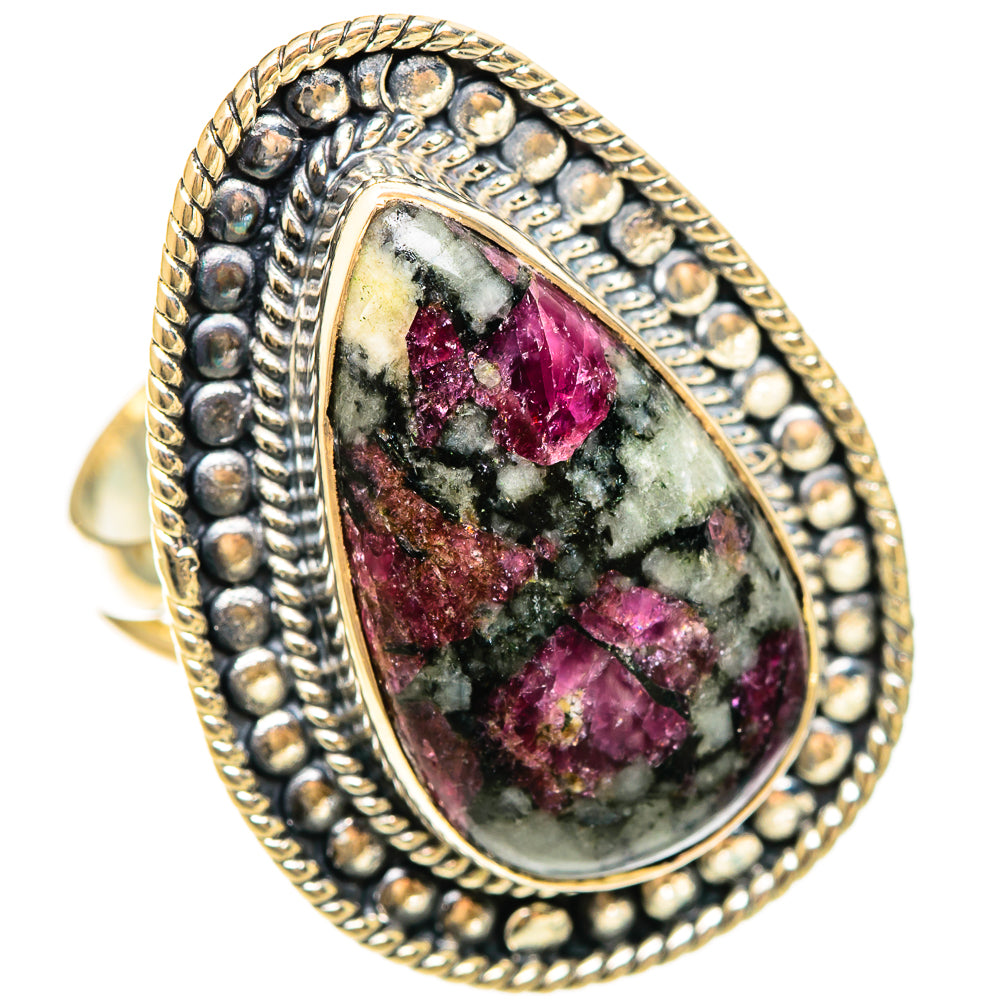Russian Eudialyte Rings handcrafted by Anasilvercos - RING108503 - Photo 2