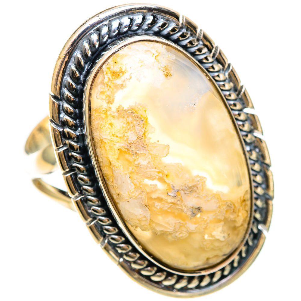 Plume Agate Rings handcrafted by Anasilvercos - RING108508 - Photo 2