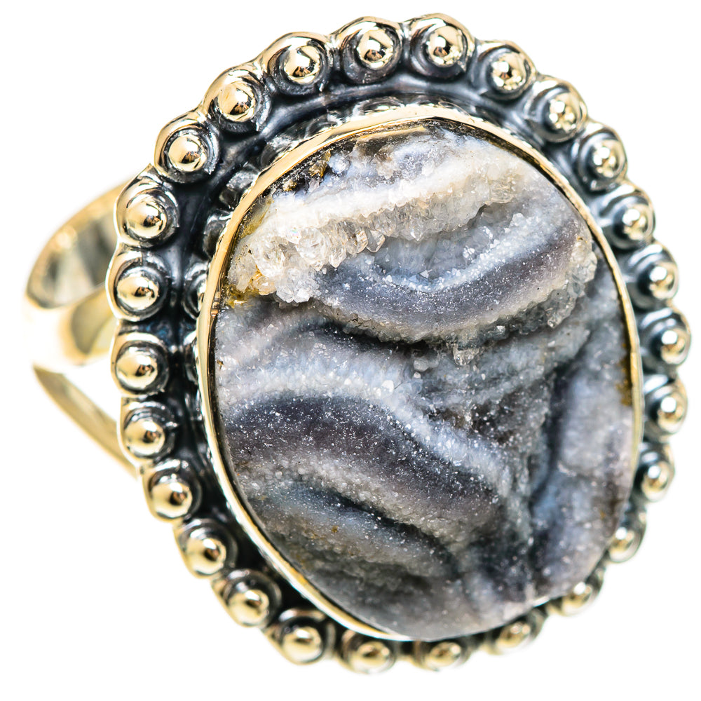 Desert Druzy Rings handcrafted by Anasilvercos - RING108516 - Photo 2