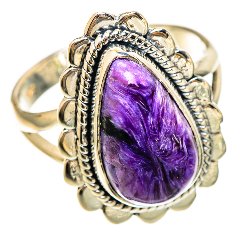Charoite Rings handcrafted by Anasilvercos - RING108535 - Photo 2