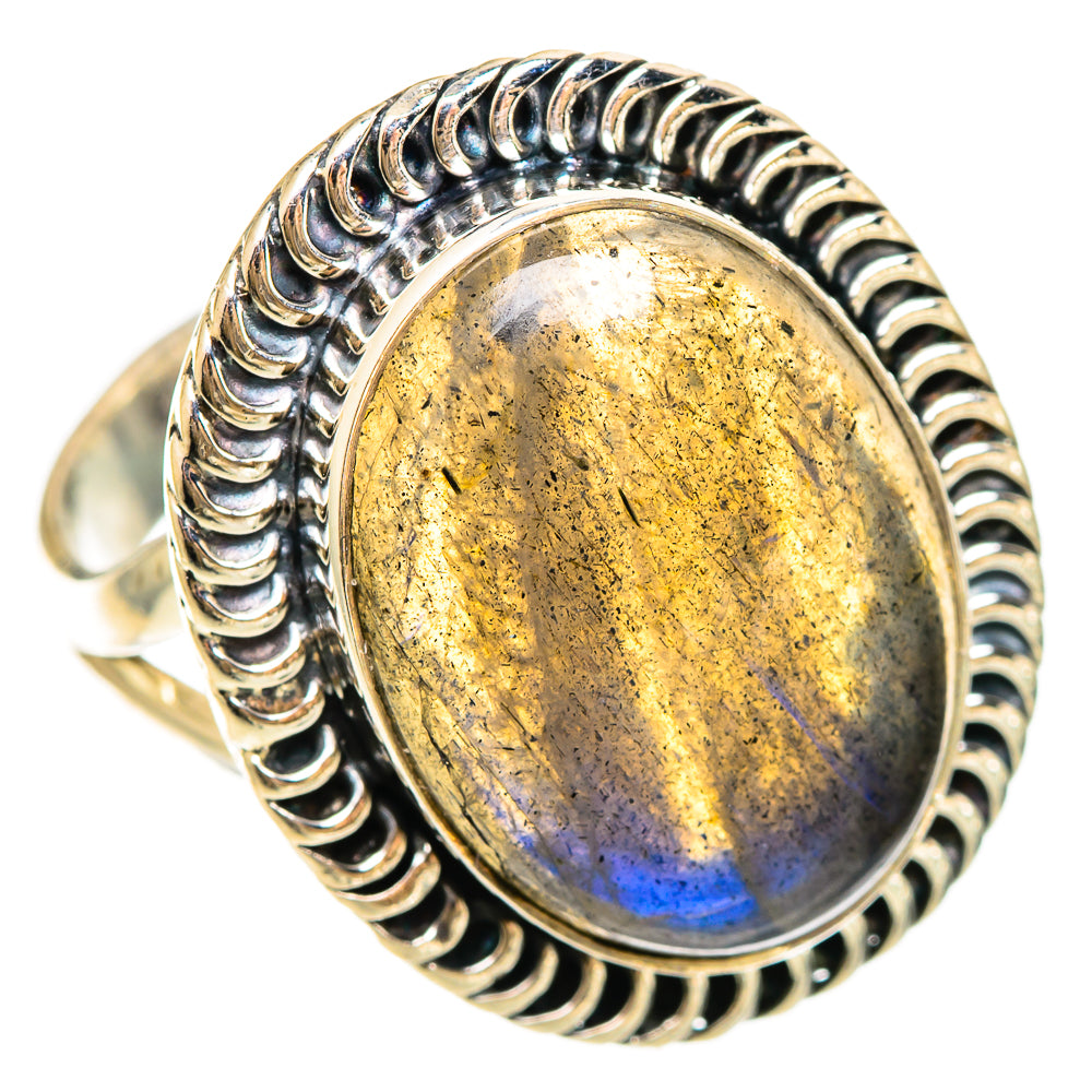Labradorite Rings handcrafted by Anasilvercos - RING108550 - Photo 2
