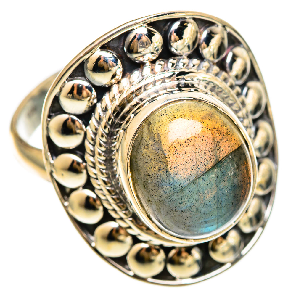 Labradorite Rings handcrafted by Anasilvercos - RING108552 - Photo 2