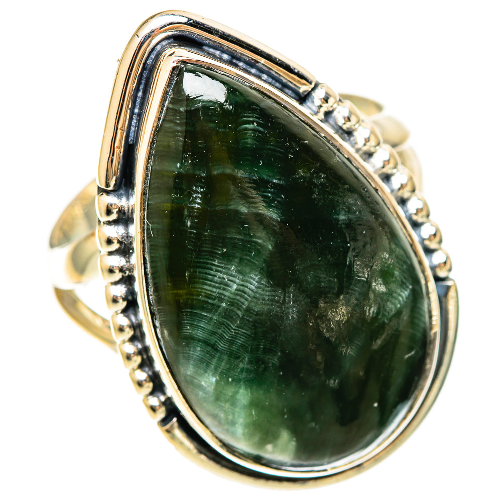 Seraphinite Rings handcrafted by Anasilvercos - RING108558 - Photo 2