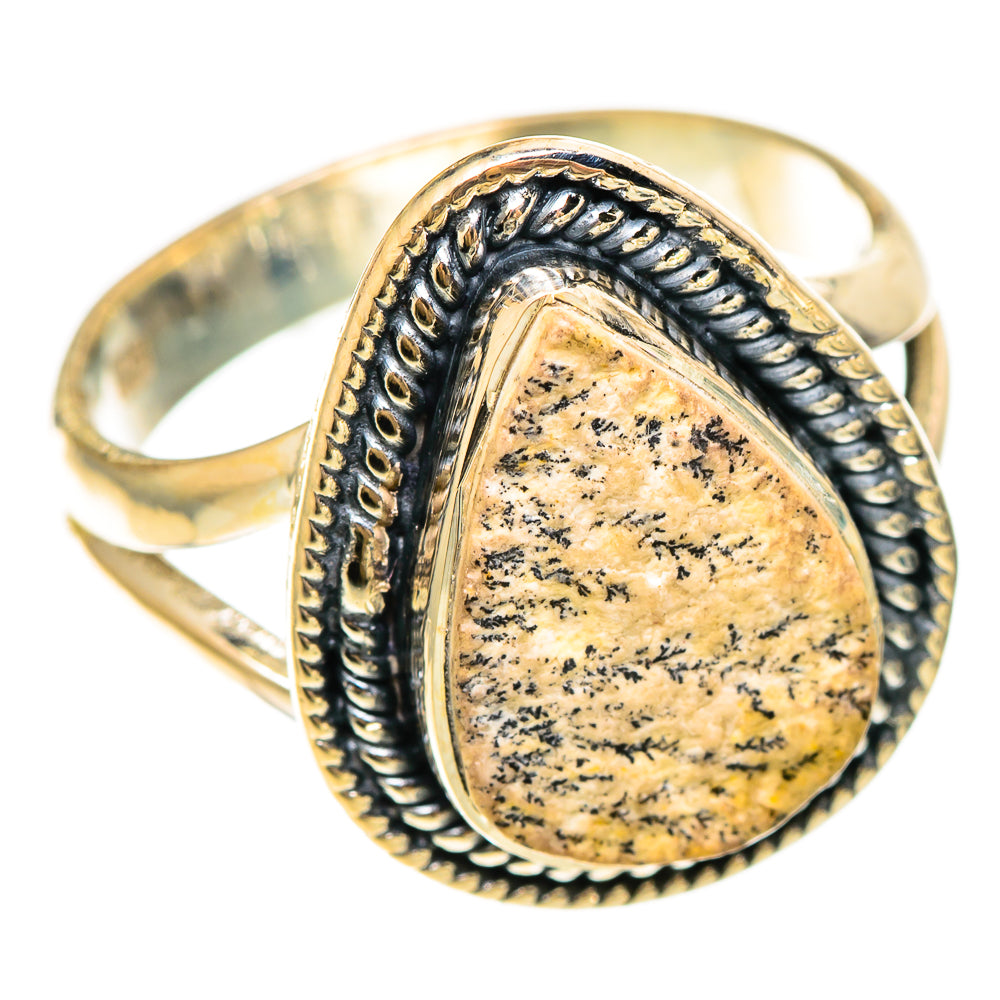 Germany Psilomelane Dendrite Rings handcrafted by Anasilvercos - RING108567 - Photo 2