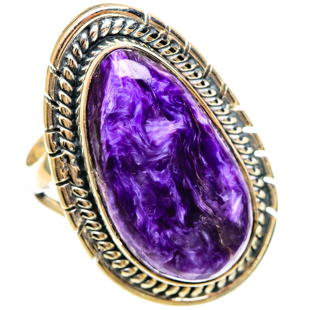Charoite Rings handcrafted by Anasilvercos - RING108572 - Photo 2