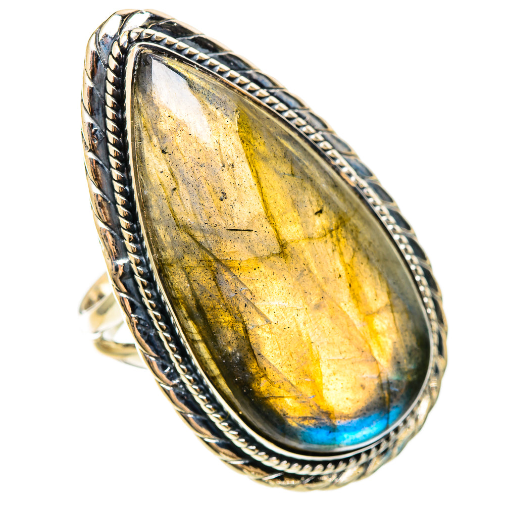 Labradorite Rings handcrafted by Anasilvercos - RING108582 - Photo 2