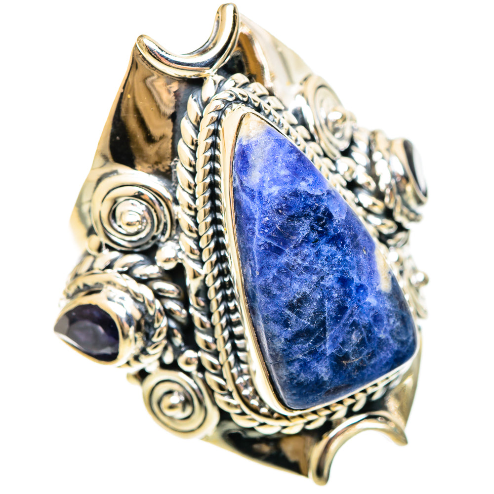 Sodalite Rings handcrafted by Anasilvercos - RING108588 - Photo 2