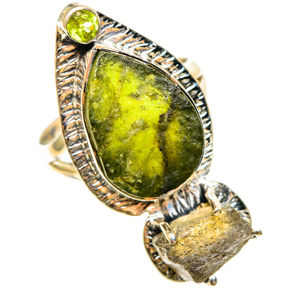 Chrome Diopside Rings handcrafted by Anasilvercos - RING108597 - Photo 2