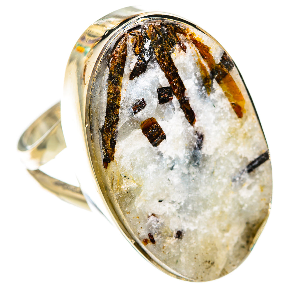 Astrophyllite Rings handcrafted by Anasilvercos - RING108600 - Photo 2