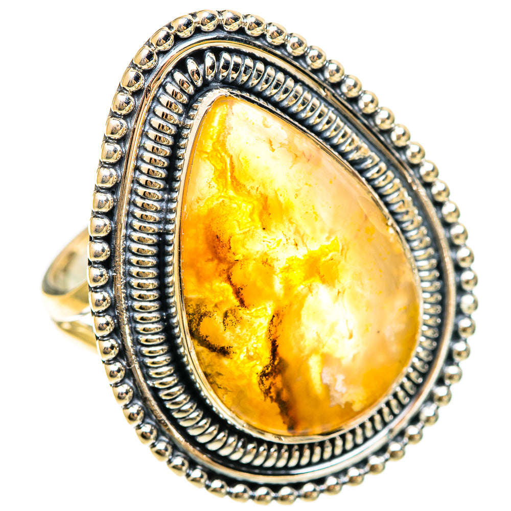 Plume Agate Rings handcrafted by Anasilvercos - RING108604 - Photo 2