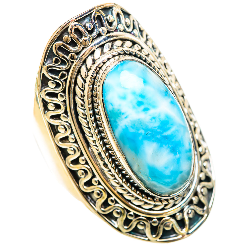 Larimar Rings handcrafted by Anasilvercos - RING108617 - Photo 2