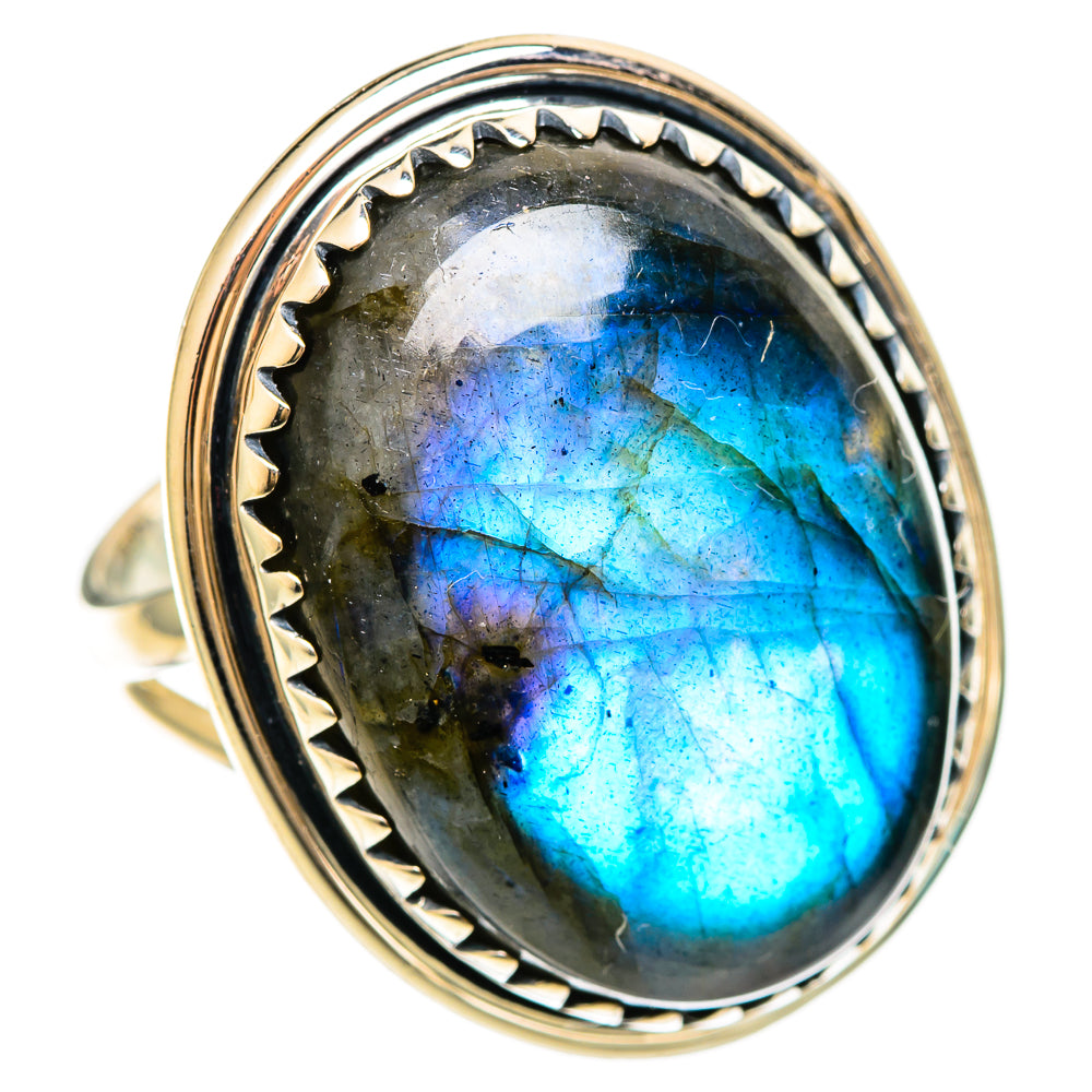 Labradorite Rings handcrafted by Anasilvercos - RING108618 - Photo 2