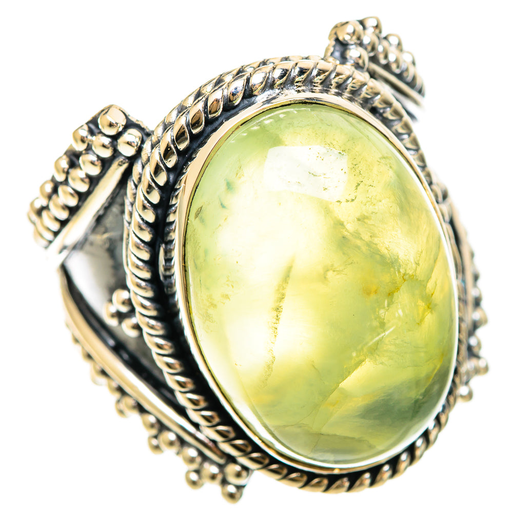 Prehnite Rings handcrafted by Anasilvercos - RING108620 - Photo 2
