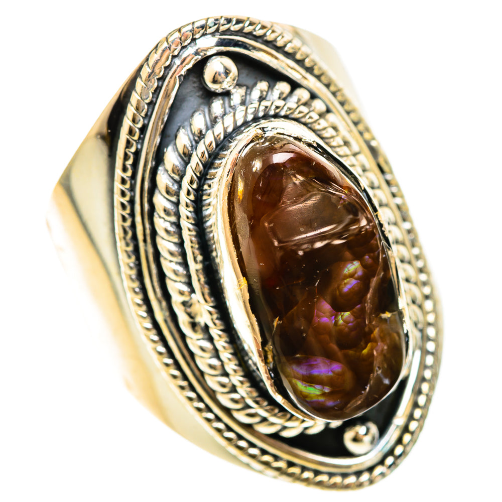 Mexican Fire Agate Rings handcrafted by Anasilvercos - RING108622 - Photo 2