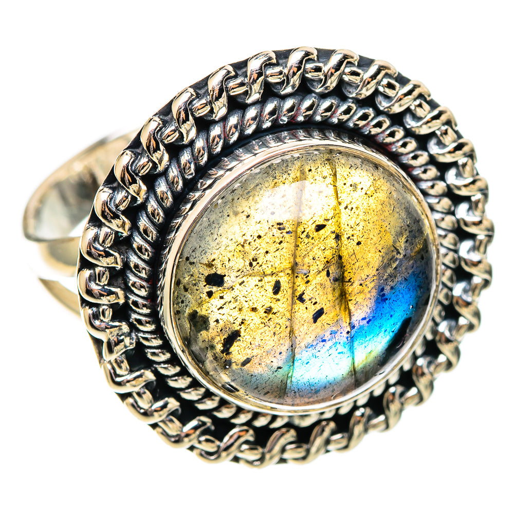 Labradorite Rings handcrafted by Anasilvercos - RING108632 - Photo 2