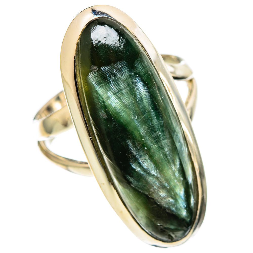 Seraphinite Rings handcrafted by Anasilvercos - RING108637 - Photo 2