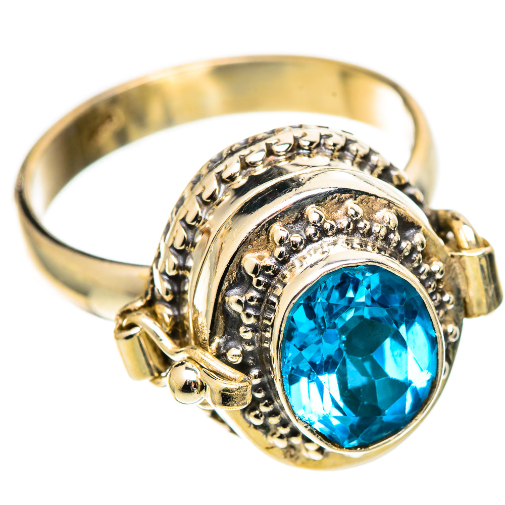 Blue Topaz Rings handcrafted by Anasilvercos - RING108668 - Photo 2