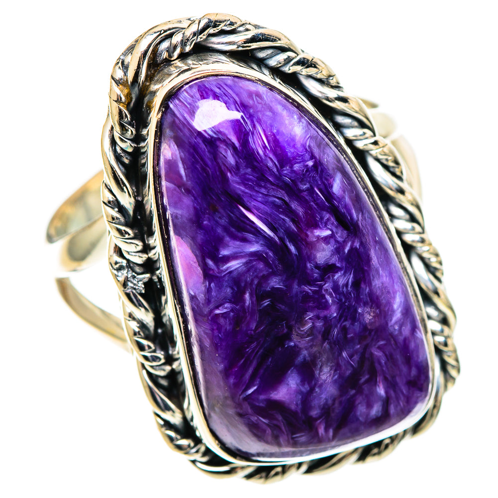 Charoite Rings handcrafted by Anasilvercos - RING108685 - Photo 2