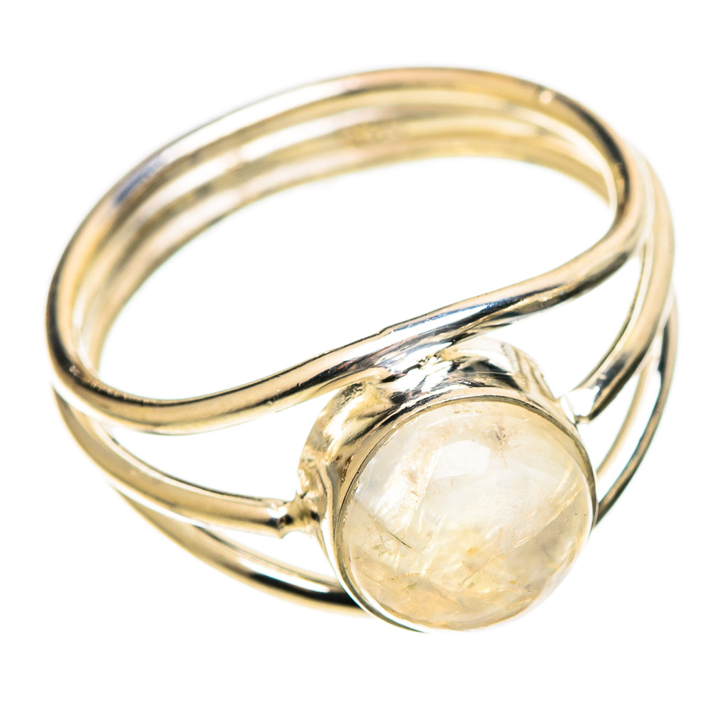 Rainbow Moonstone Rings handcrafted by Anasilvercos - RING108692 - Photo 2