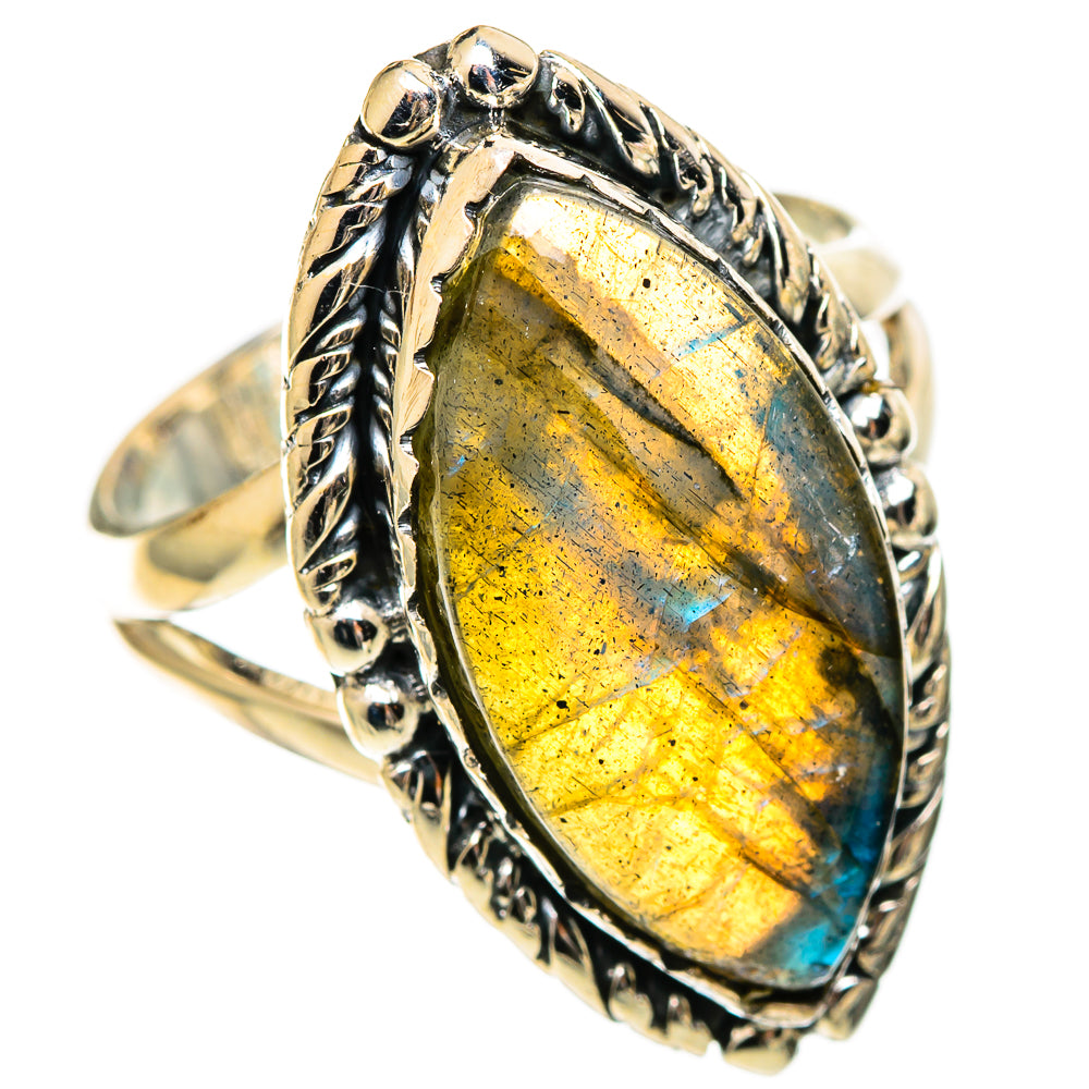 Labradorite Rings handcrafted by Anasilvercos - RING108700 - Photo 2