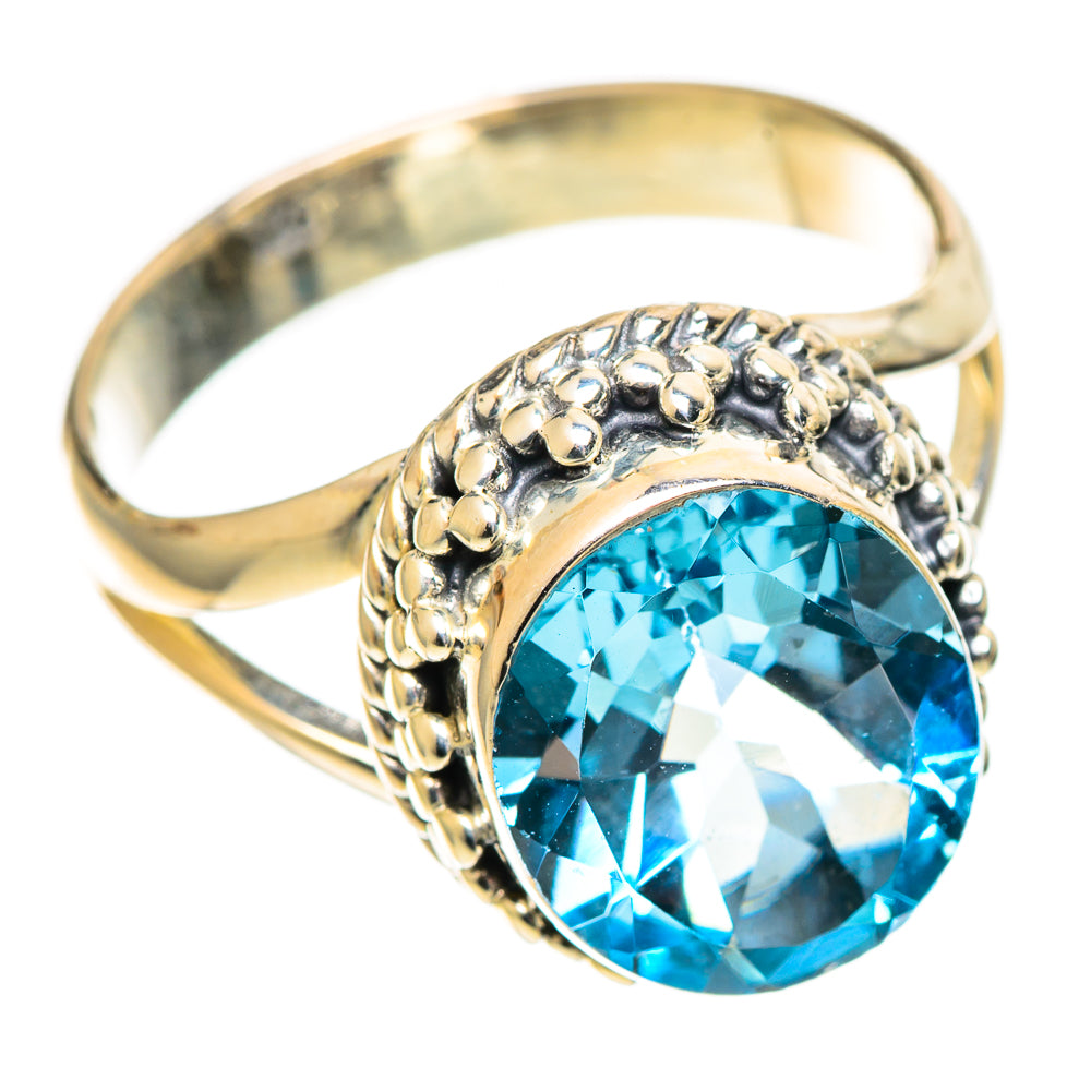 Blue Topaz Rings handcrafted by Anasilvercos - RING108706 - Photo 2
