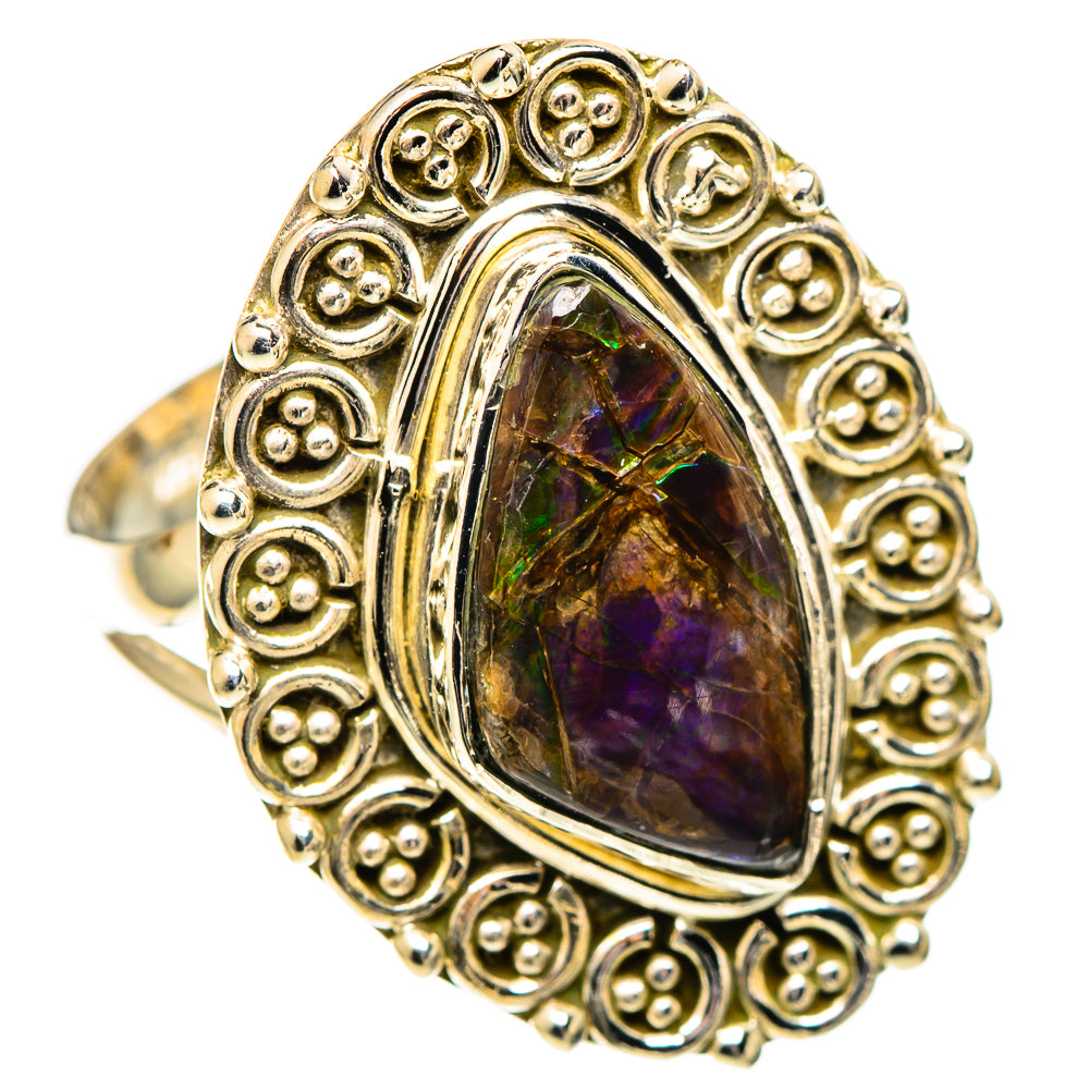 Ammolite Rings handcrafted by Anasilvercos - RING108727 - Photo 2