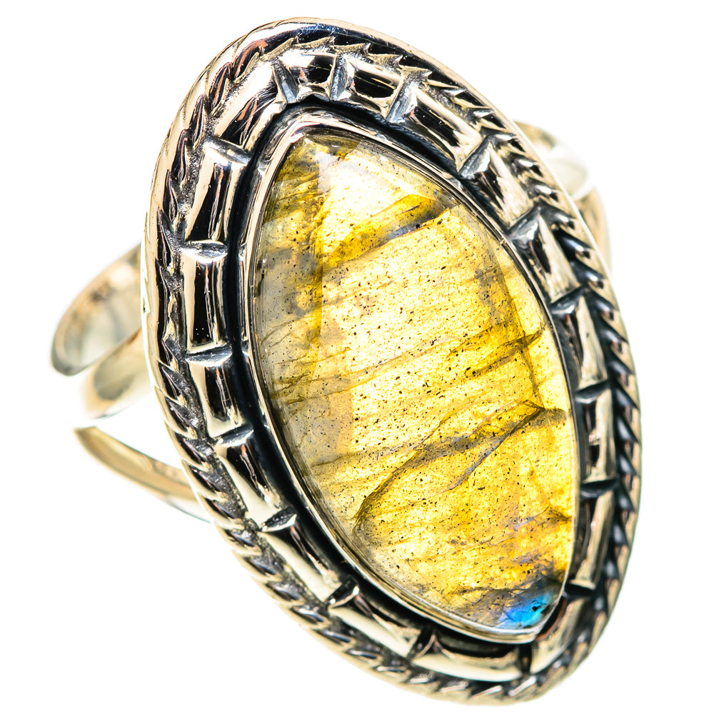 Labradorite Rings handcrafted by Anasilvercos - RING108731 - Photo 2