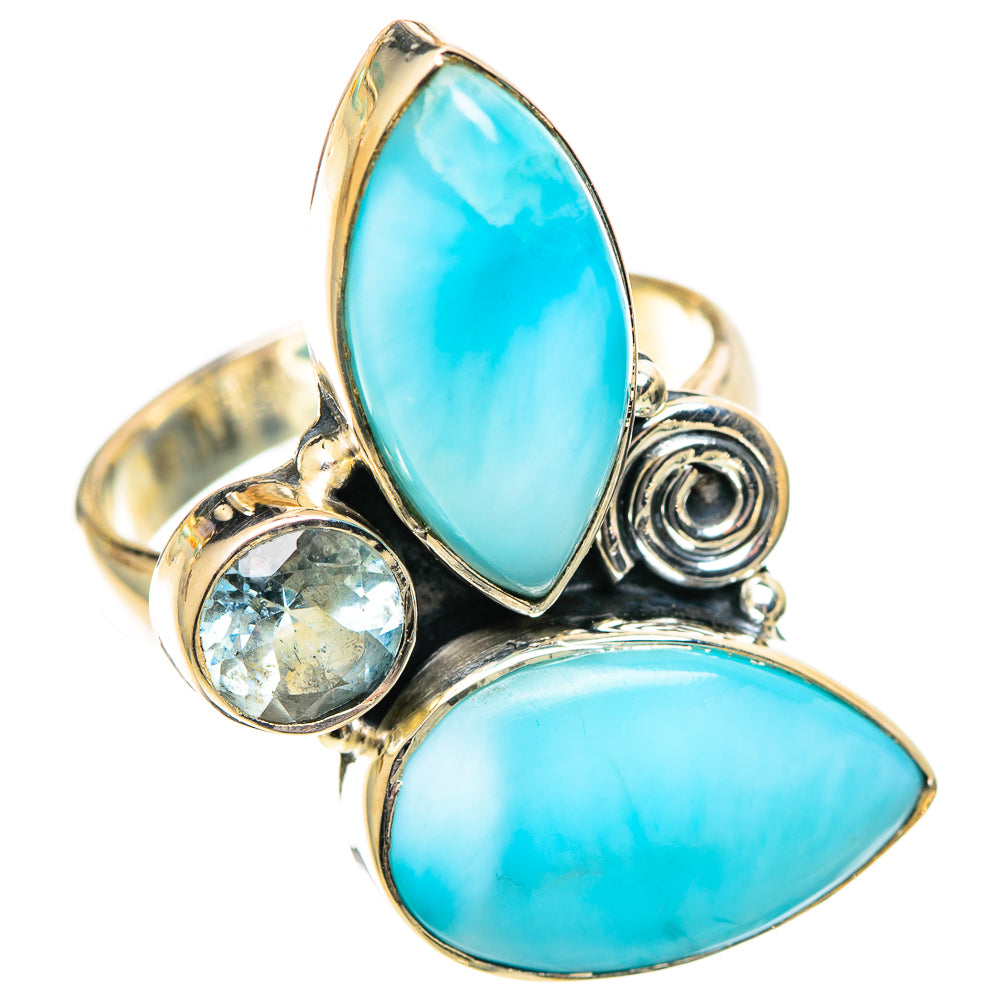 Larimar Rings handcrafted by Anasilvercos - RING108735 - Photo 2